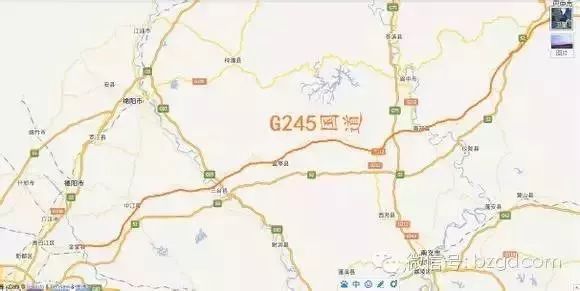国道G245全线地图图片
