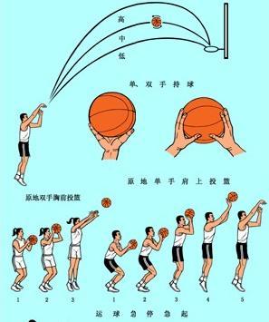 篮球动作讲解图片