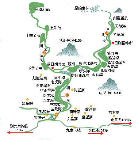 旅游攻略九寨沟此生不能错过的景点