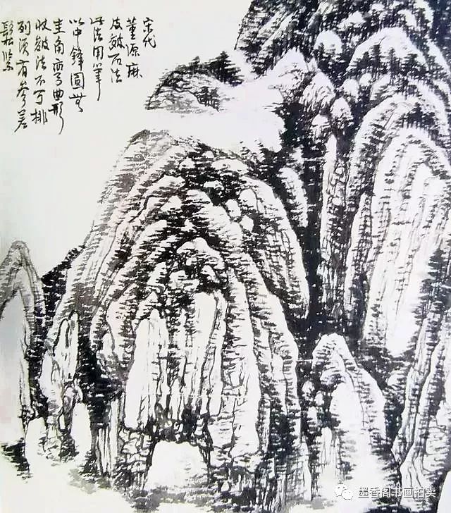 跟着黄秋园学历代名家画山法