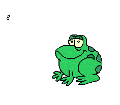 绿色青蛙动图图片