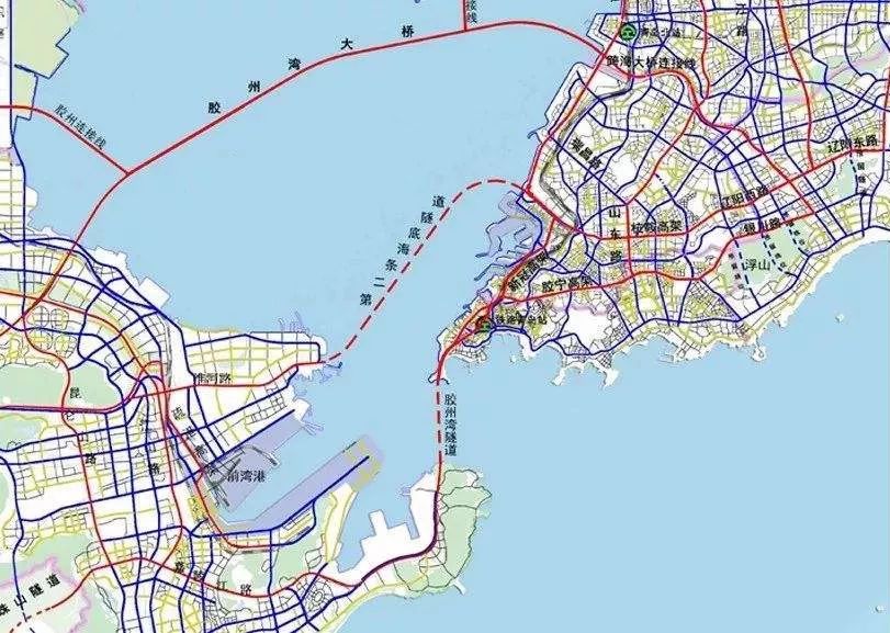 青岛第二条海底隧道正在论证,劲松七路规划打通至黑龙江路
