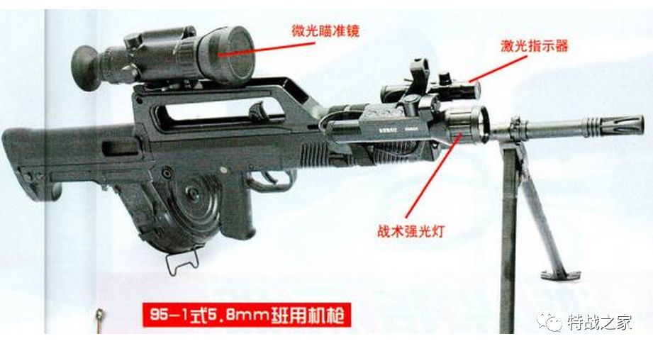 95一1式自动步枪部件图图片