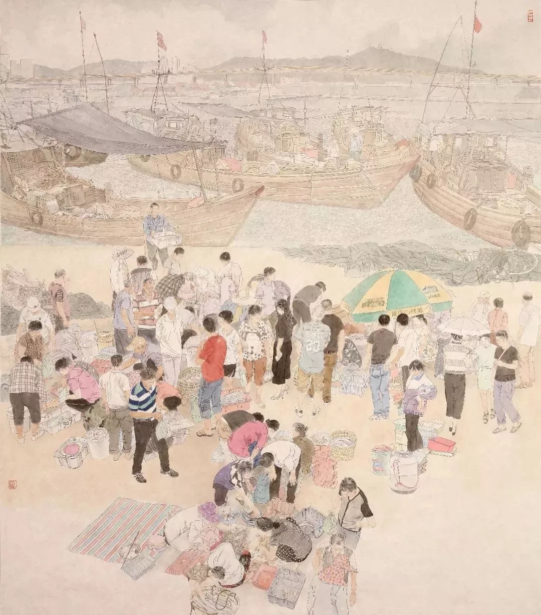 预告温州书画院戴宏海人物画高研班师生中国画作品展