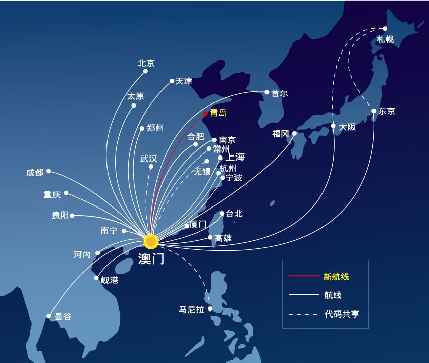 民航航路航线图图片