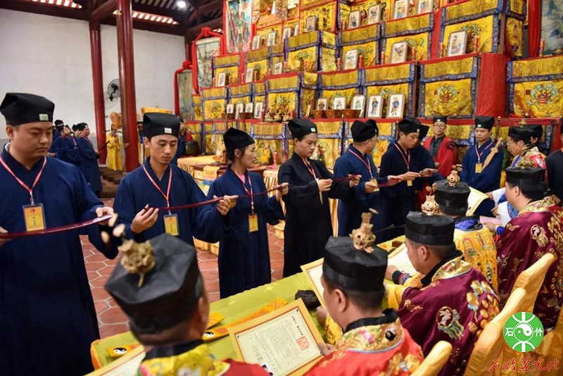 2018年福建省福州市正一派传度仪式在石竹山道院举行