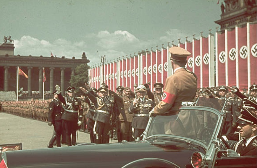 纳粹德国阅兵图片