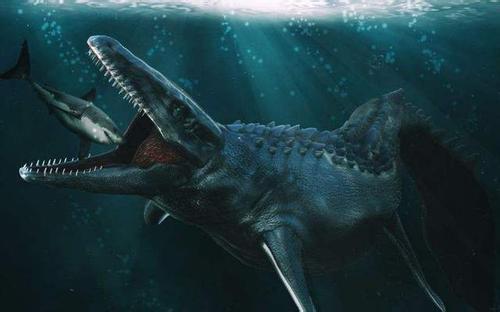 两部电影中的史前巨兽:长度30米,咬合力30吨左右的沧龙,对战长度27米