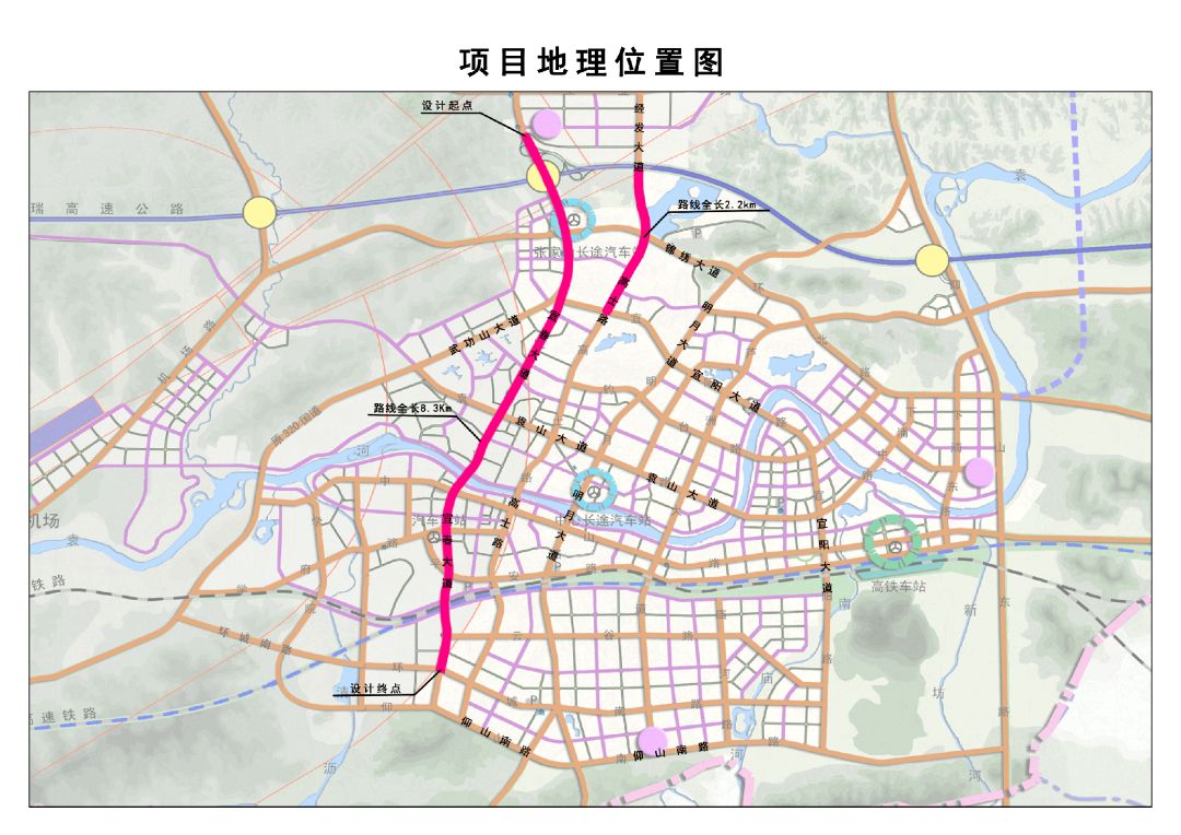 宜春绕城高速规划图图片