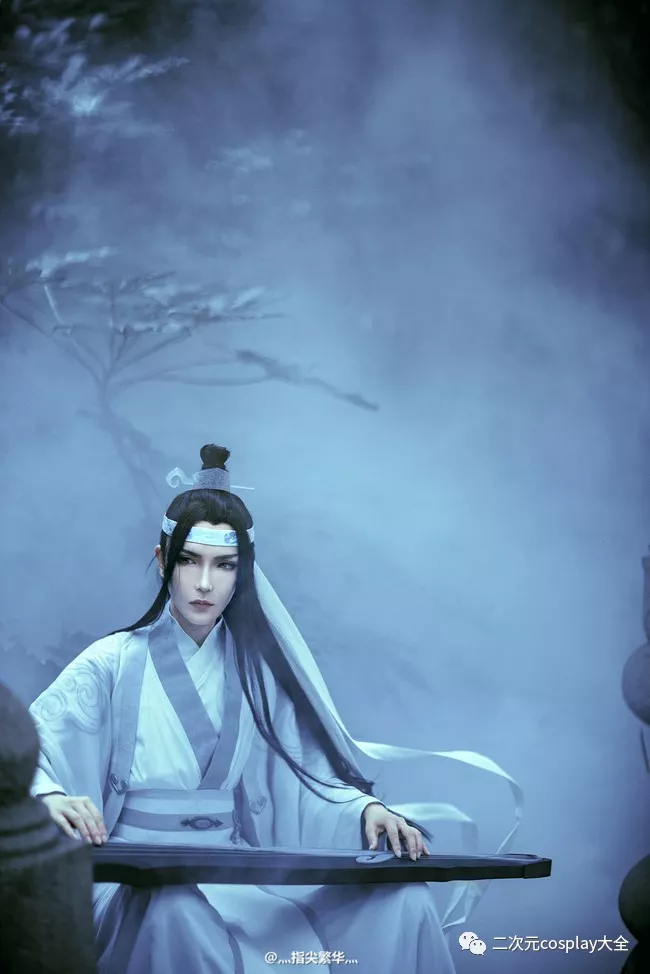 《魔道祖师》蓝忘机,美如画cos,好一个俊美无双的佳公子