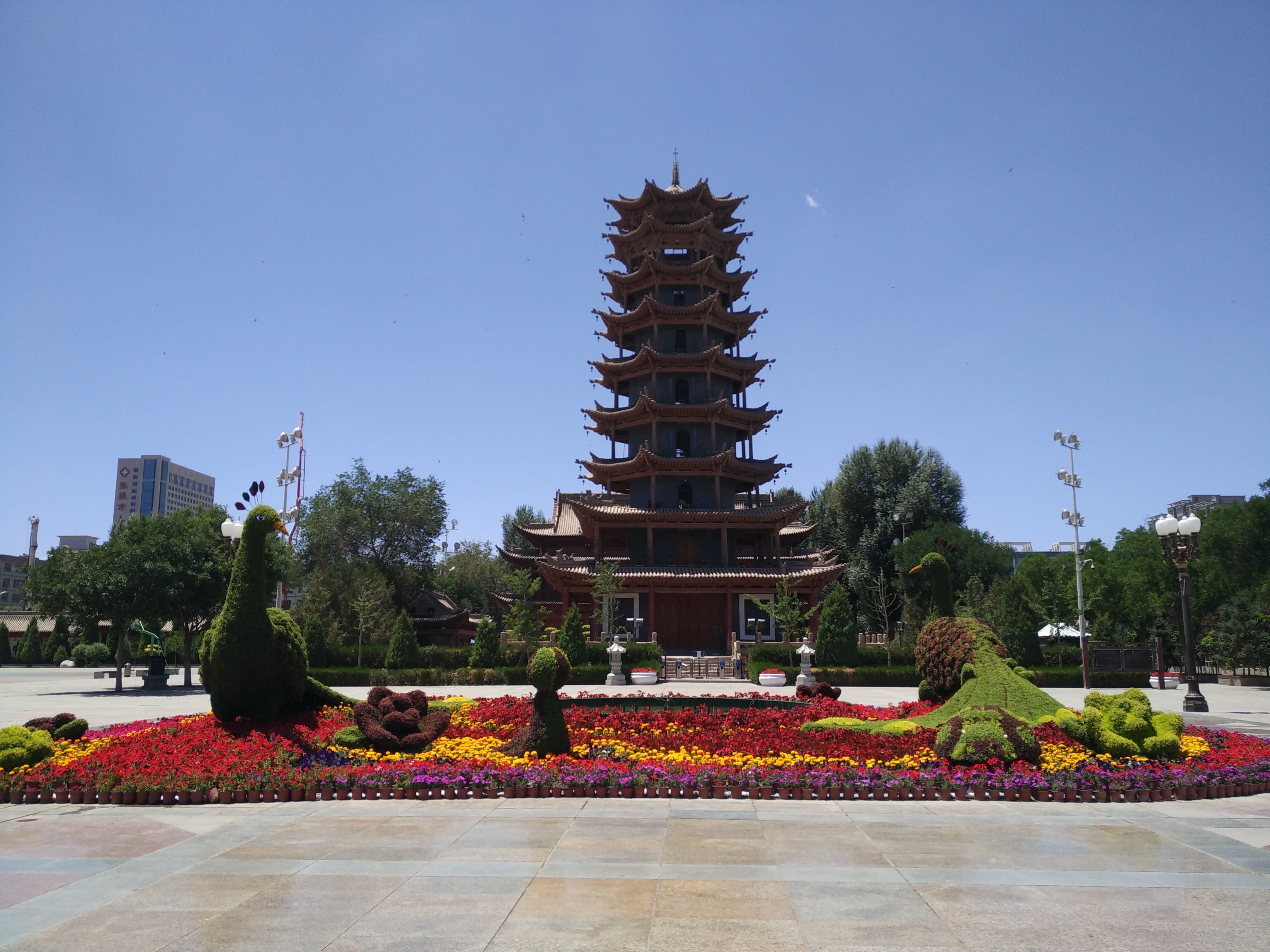 塞上名刹 佛国胜境  金张掖之地标建筑大佛寺