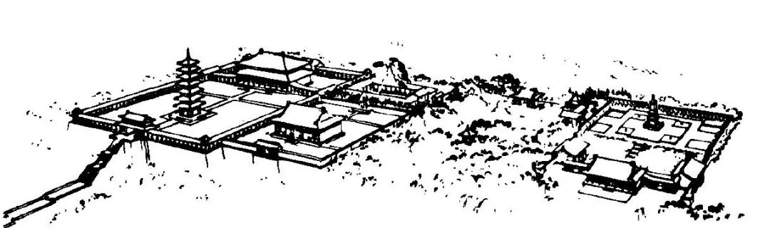 青龙寺平面图图片