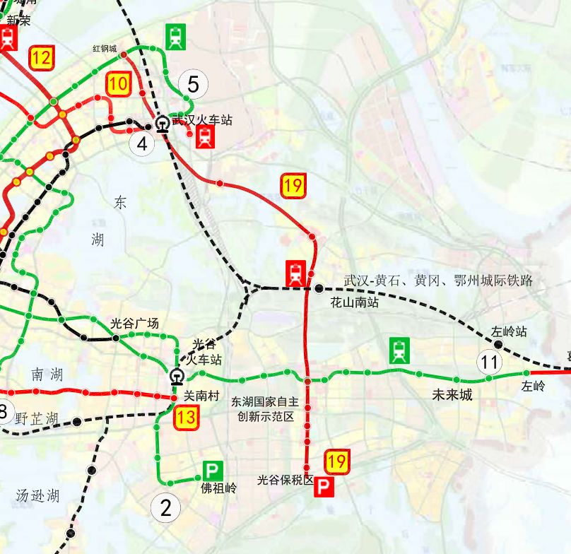 武漢市軌道交通19號線武漢火車站光谷保稅區站首次環評高架段大幅減少