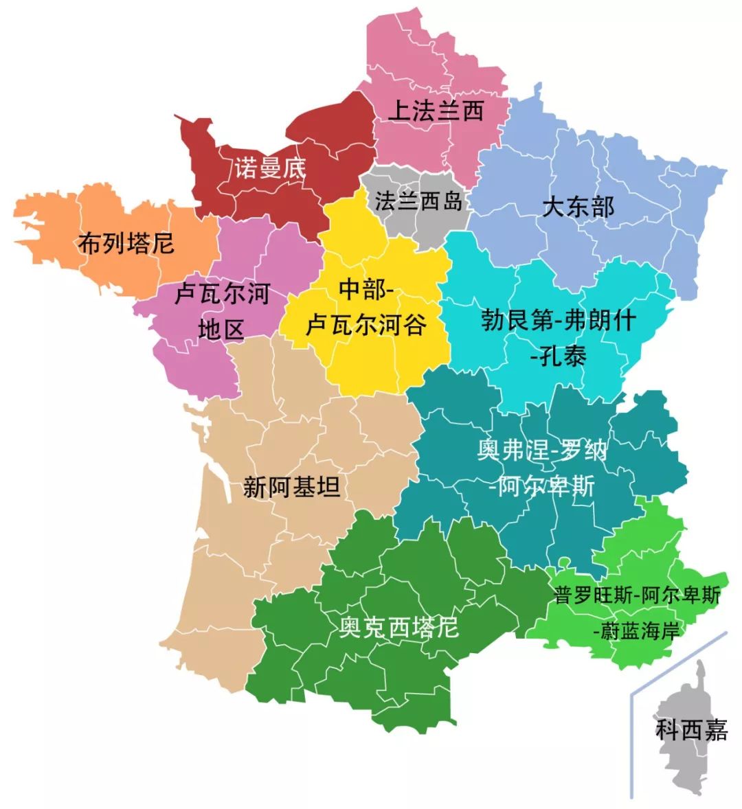 法国地理位置地图图片