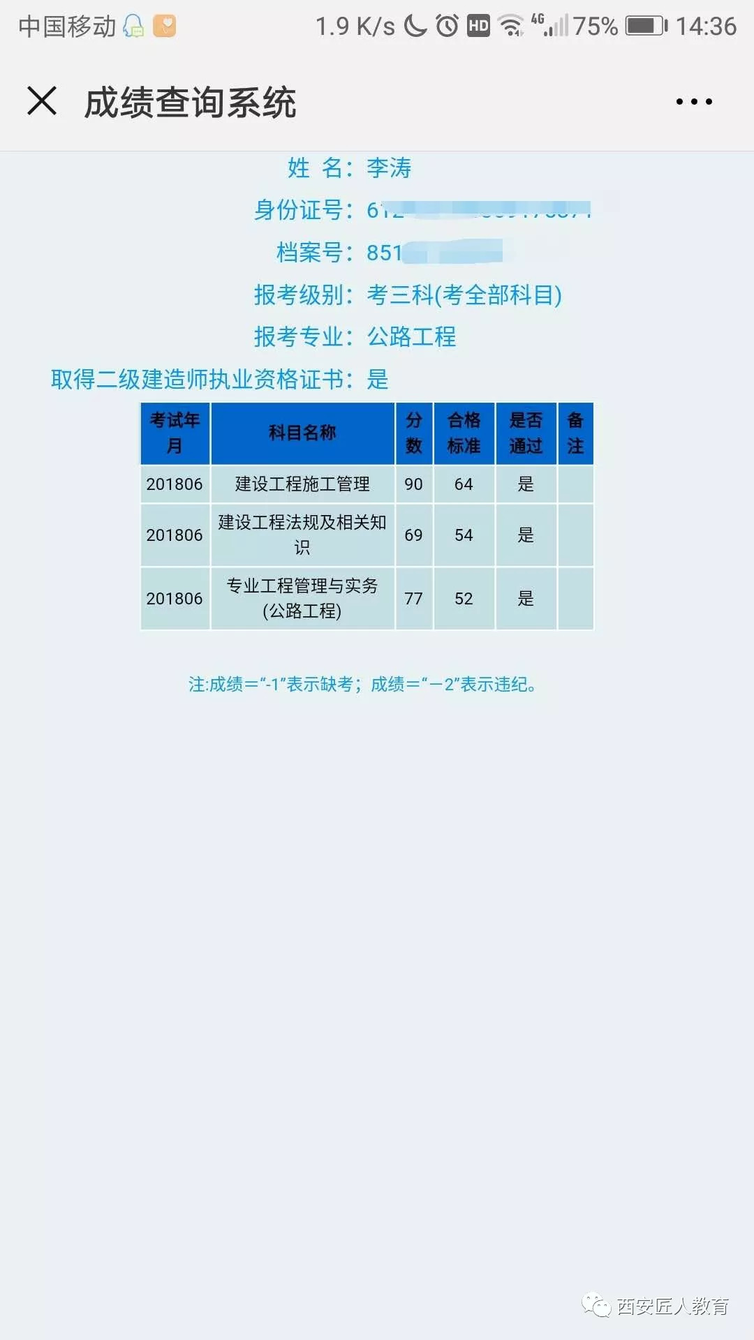 2018年陕西二建成绩已公布,文末查询