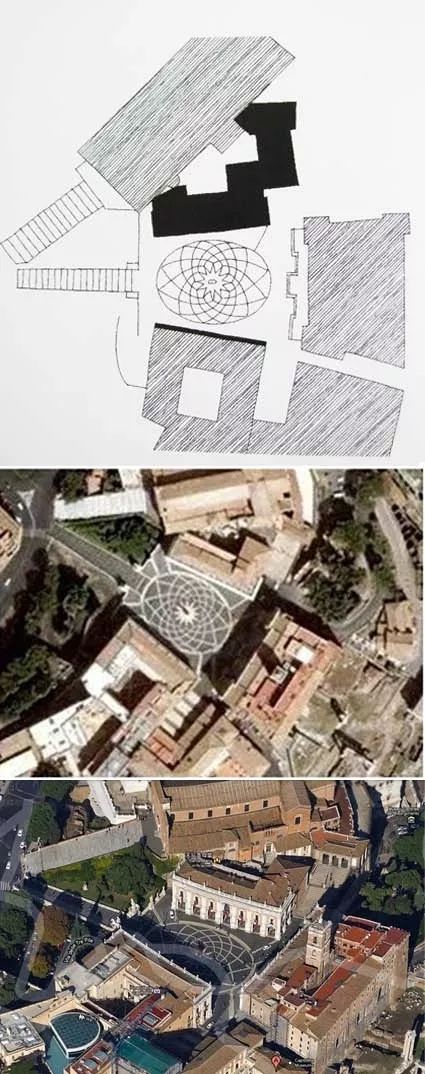 卡比托利欧广场平面图图片
