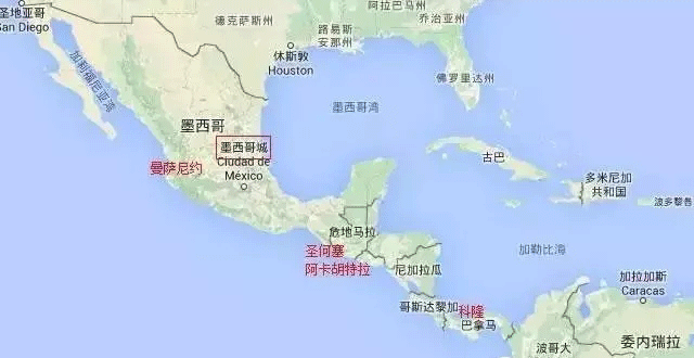 南美洲港口分布图图片