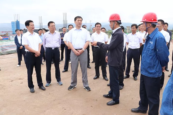 全市项目观摩督查组来我县观摩督查项目建设情况