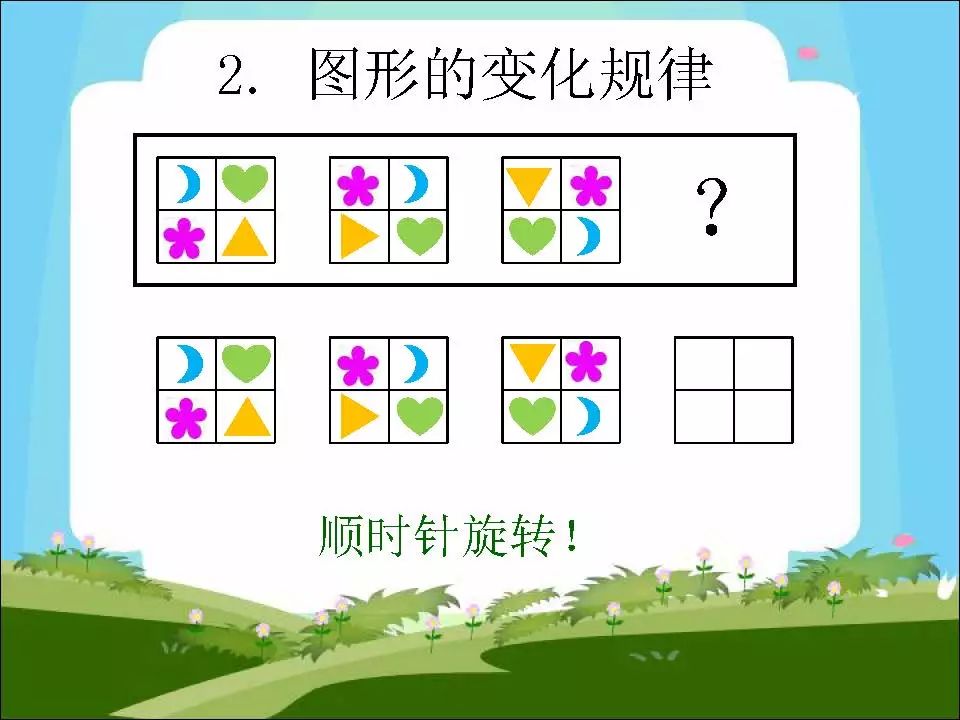 小學一年級奧數:圖形規律