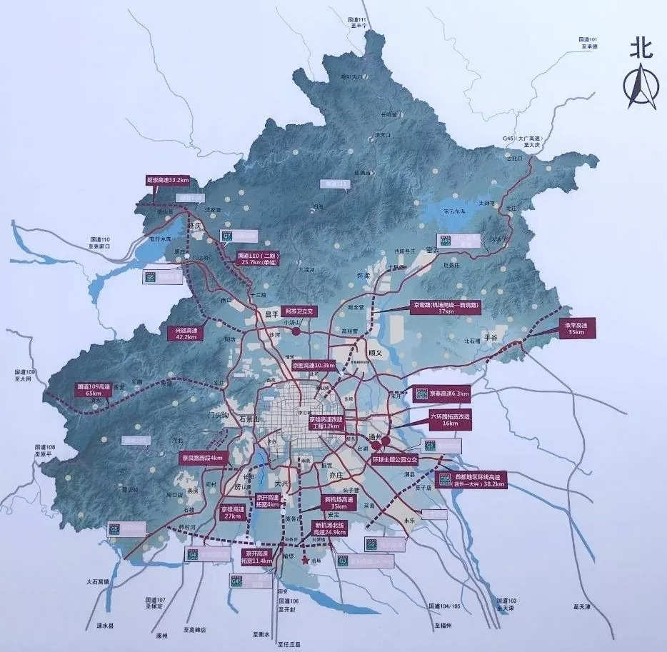 北京七环路规划图图片