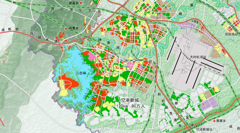 三岔镇规划图图片