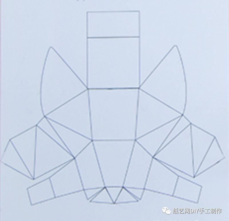 一张模板就能搞定立体几何手工纸雕新手也可以制作成高逼格附教程
