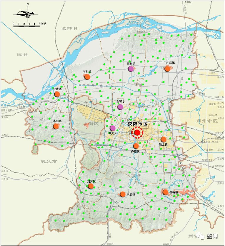 荥阳市社区分布图图片