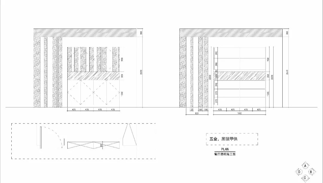 cad公园长椅平面图图片