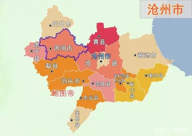河间各乡镇行政地图图片