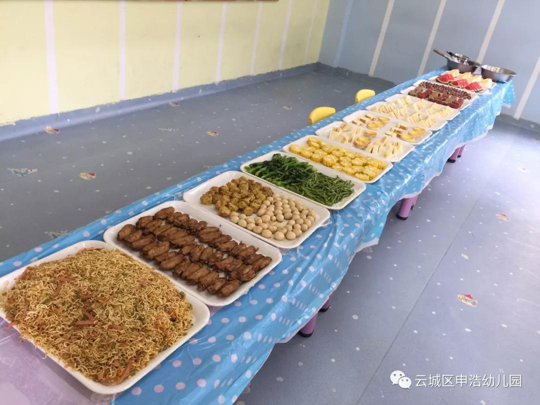 繽紛美食你我共享云城區申浩幼兒園自助餐活動手記