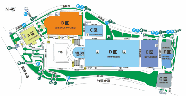 南坪会展中心地图图片