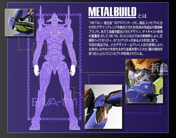 bandaimetalbuild新世紀福音戰士初號機evangelion可動機甲模型