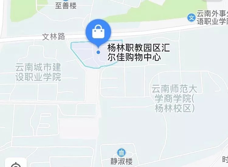 杨林大学城 分布图图片