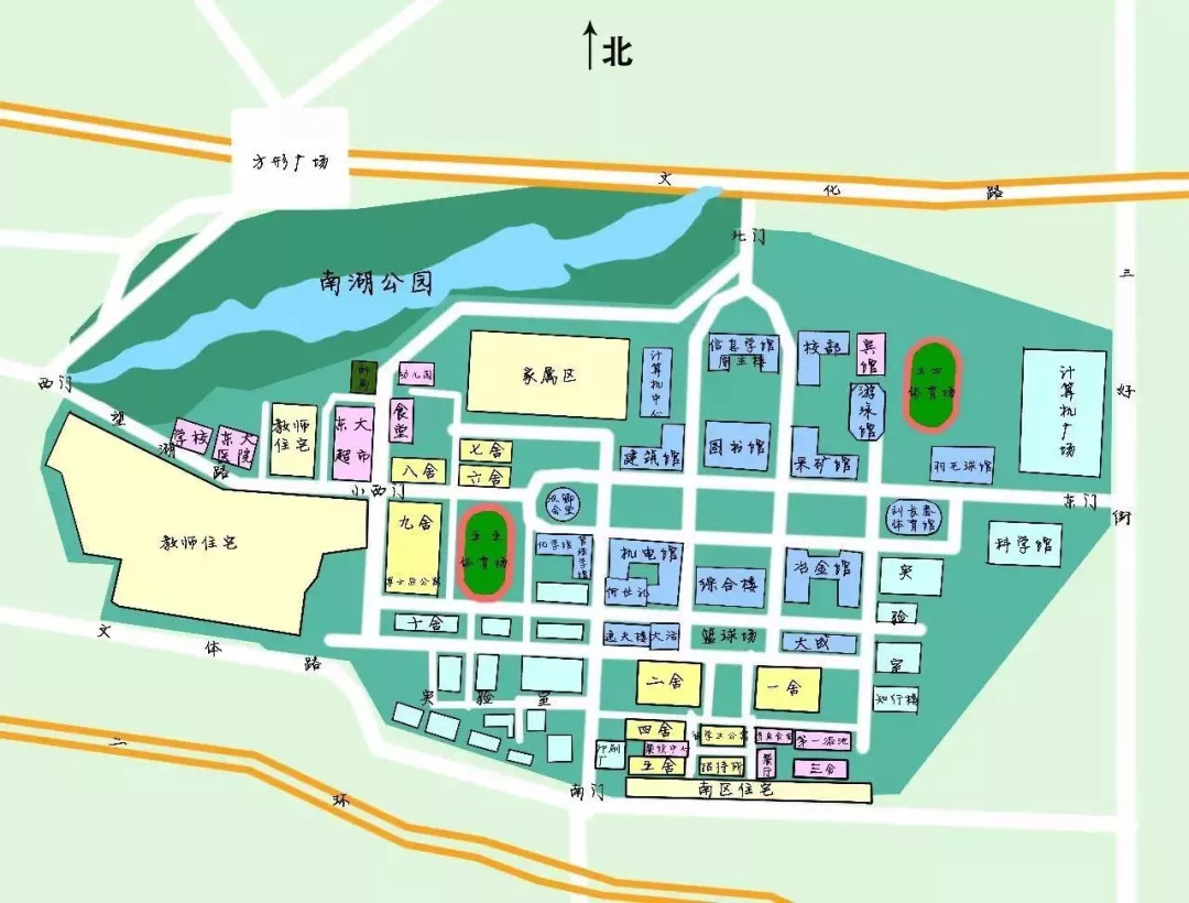 东北石油大学地图高清图片