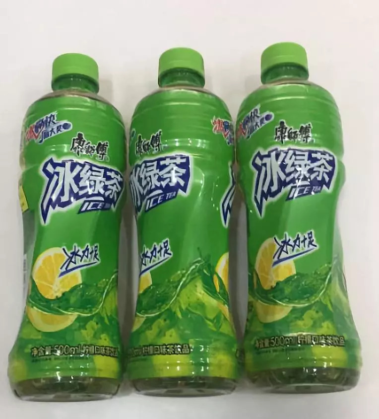 5元/瓶500g娃哈哈冰红茶 抢购价 2元/瓶500g娃哈哈水果绿茶 抢购价 2