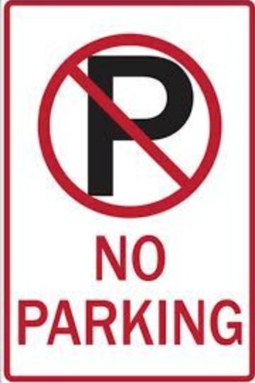禁止停车英语标志图片图片