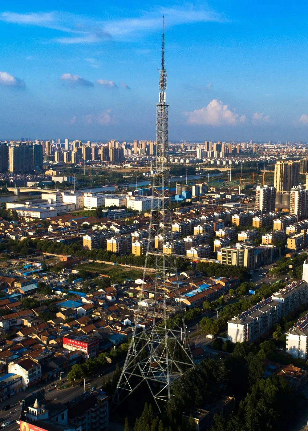 调频发射塔,地址在清江市城南公社轮窑大队(现淮安市清浦区正大路7号)