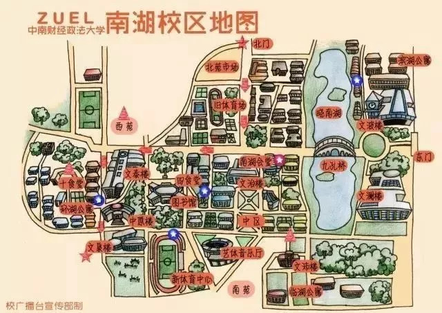 宁波财经学院校园地图图片