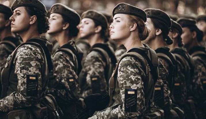 乌克兰女兵现状图片