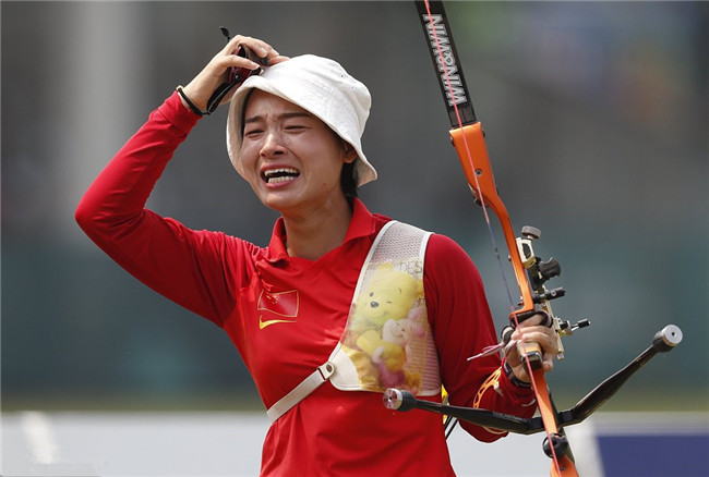中国亚运会射箭第一人23岁美女勇夺反曲弓金牌她曾让韩媒发疯
