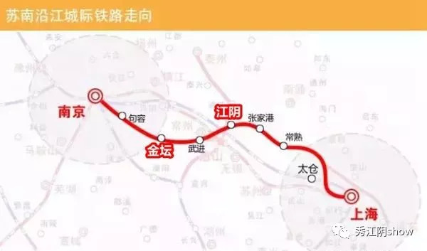 江阴建高铁具体线路图图片
