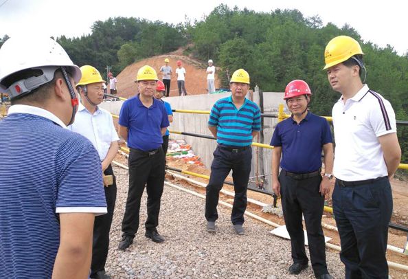 龙岩市副市长张朝阳来莲调研水利项目建设工作