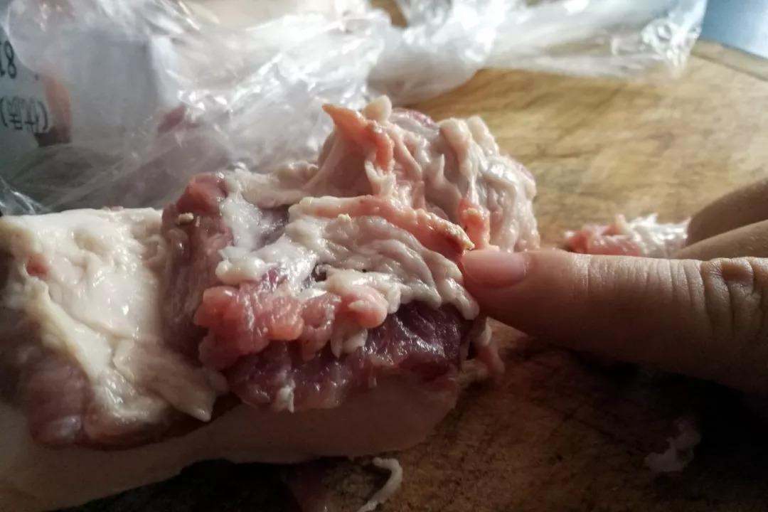 猪肉肥肉絮状图片图片
