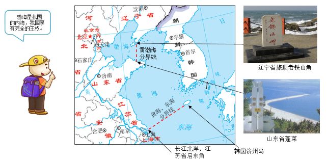 (3)临海及其分界线(2)领海基线为沿海国家测算领海宽度的起算线