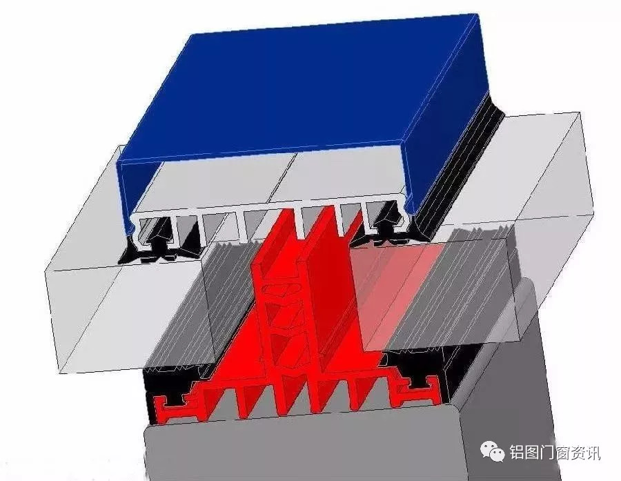 采用隔热型材,隔热型材国内也叫做断桥铝,其实是隔断热桥/冷桥的意思