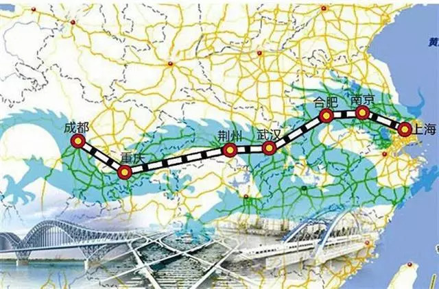 沿江高铁湖北段最早下半年开工途经宜昌荆门武汉