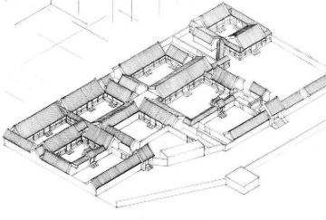 清朝官员住宅平面图图片