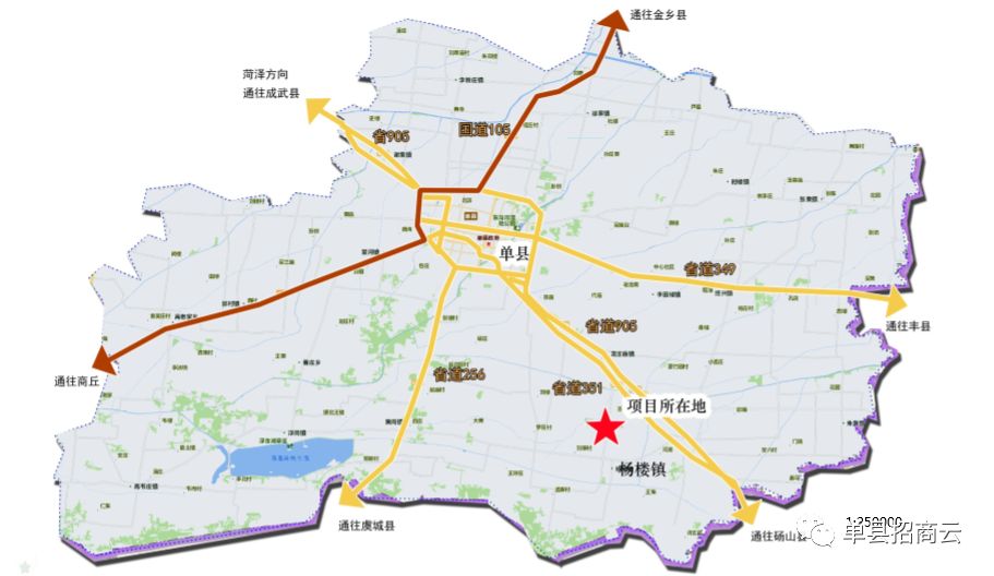 单县高老家乡地图图片