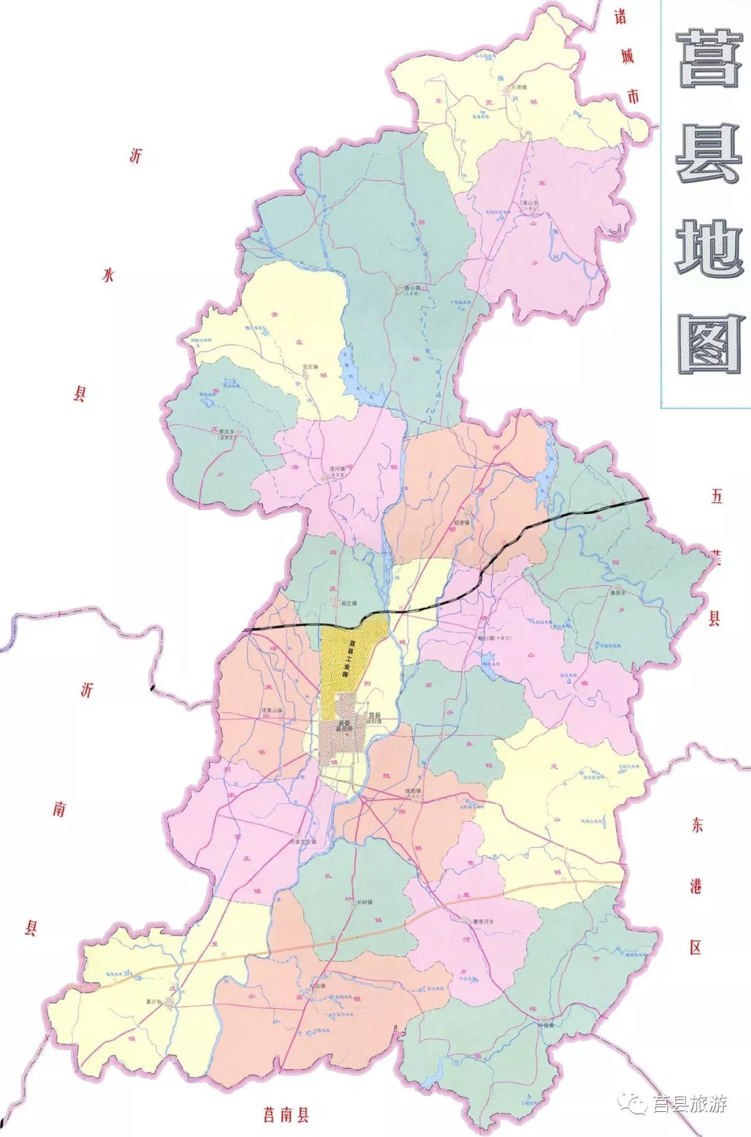 莒县城区道路地图图片