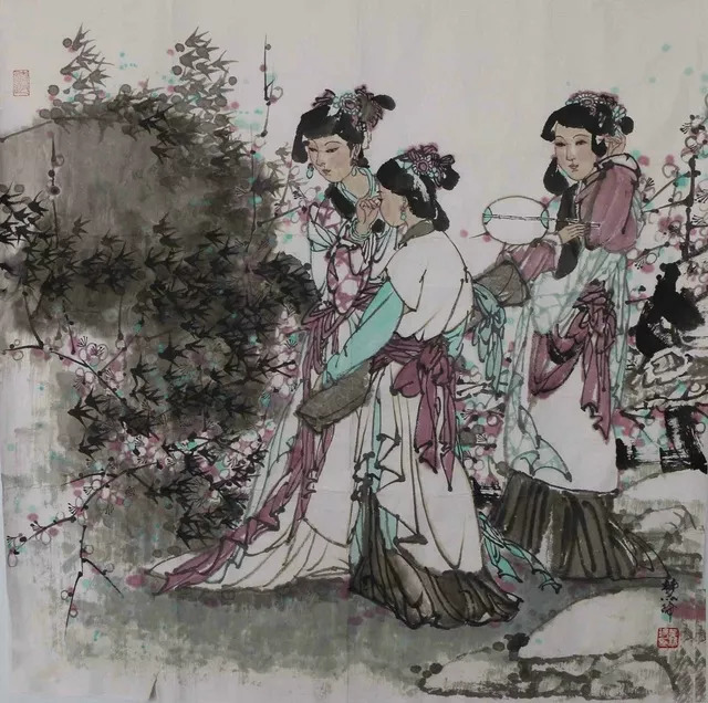 草原上的女子,別緻的風景——青年女畫家王永芬《草原》系列賞析_中國